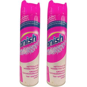 Vanish Oxi Action Tapijtreiniger - Voordeelverpakking - 2 stuks - Vlekverwijderaar - Schuim - 2X600ml