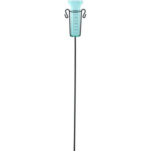 Regenmeter - met grondpen - groen - 40 ml - 75 cm