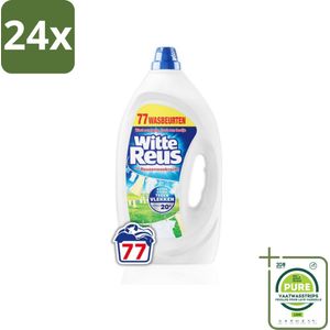 Witte Reus - Vloeibaar Wasmiddel - Witte Was - 77 Wasbeurten - Voordeelverpakking - 24 stuks - Witte was - Wasmiddel