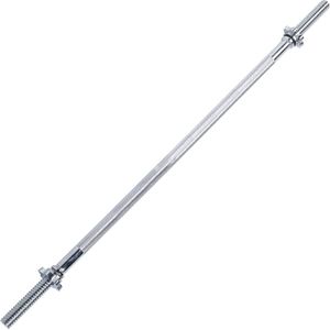 Tunturi - Halterstang - 180 cm - Antislip Greep - Schroefsluiters