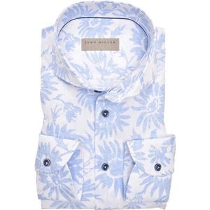 John Miller overhemd bloemenprint Tailored Fit
