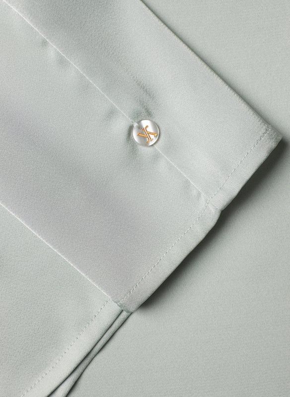 YEST - Desiree - Mouwloze Top - Mint Grey