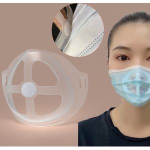 3D Maskerbeugel  | Lippenstift & Make-up Bescherming | per stuk 3D Beugel voor wegwerp en wasbaar Mondkapje | voor comfortabele adem halen |  Herbruikbaar & Wasbaar