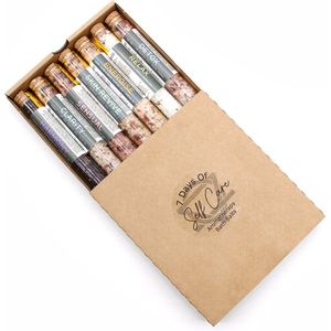 Badzout - Bath Salt - Bad zout - Self Care - Cadeauset - 7 x 40 gram