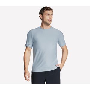 SKECHERS Heren T-shirt Wit Kort Mouw 2XL Active Walking