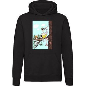 Vogel Hoodie - roken - sigaret - grappig - trui - sweater - capuchon