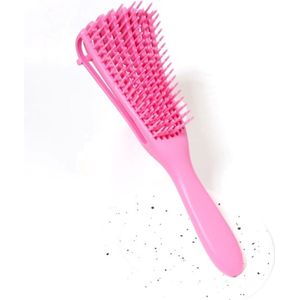 Go Go Gadget - Roze Antiklit Haarborstel voor Golvend Haar - Detangler Brush - Detangling Brush - Stylingborstel
