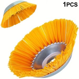 Professionele Onkruidborstel voor Bosmaaier – 20,3 cm Nylon Borstelkop – Geschikt voor Gras, Onkruid en Voegen – 25 mm Asgat – Efficiënt en Duurzaam – Voor Tuin, Tegels, Grind en Opritten