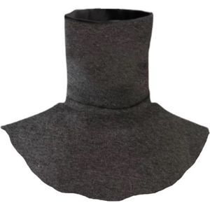 Actie4you® - Neppe Longnek trui - Fake Coltrui - Turtleneck - Nep Coltrui - Kraagje - Donker Grijs