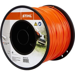 Stihl trimmerdraad Maaidraad rond Ø 2,4 mm x 253 m lengte Oranje ( 00009302246 ) voor het trimmen van graskanten