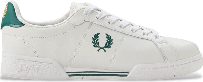 Fred Perry - B722 LEATHER - Lage Sneakers - Wit