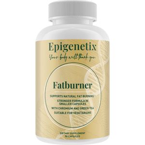 Epigenetix - Fatburner - 90 premium capsules - Stimuleert de natuurlijke vetverbranding, ondersteunt de stofwisseling en energiebalans, bevordert een optimale schildklierfunctie