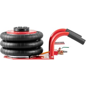 Pneumatische Krik - Drievoudige Zak - Voor Auto en SUV - Hefvermogen 3 Ton - Verstelbaar Hefbereik 140 mm - 450 mm