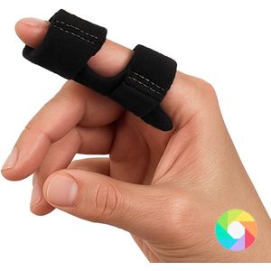 Vingerspalk zwart verkrijgbaar in 6 kleuren - vingerbrace - vingerspalken - vinger splint - mallet vingerspalk - triggerfinger spalk