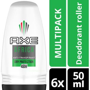 AXE Africa Deodorant - 6 x 50 ml - Voordeelverpakking