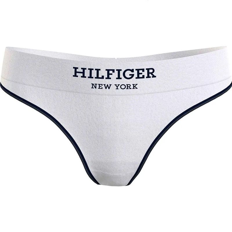 Tommy Hilfiger Uw0uw05219 Tanga Wit XS Vrouw