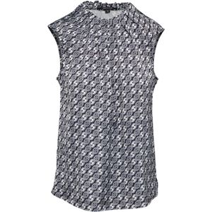 COMMA Blouse  navy / wit