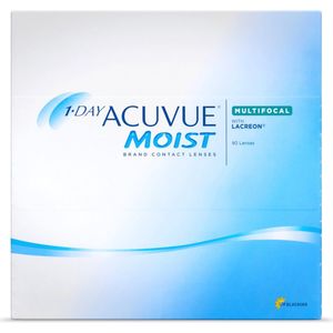 Johnson & Johnson - 1-DAY ACUVUE® MOIST MULTIFOCAL - Daglenzen - Transparant - 90 pack - BC 8.40