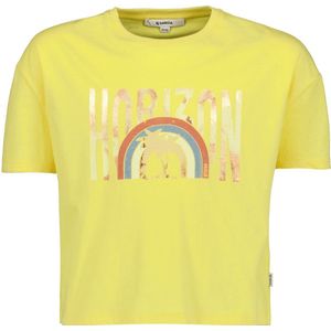 GARCIA Meisjes T-shirt Geel - Maat 164/170