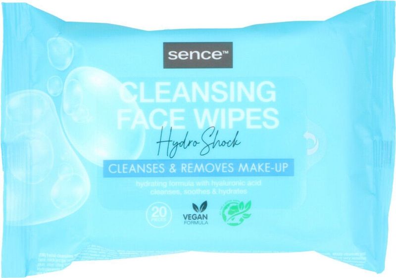Sence Gezichtsreinigingsdoekjes Normale Huid - 10 x 20 stuks - Voordeelverpakking