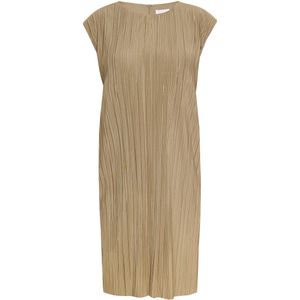 usha - Cocktailjurk - Olijfgroen - Knielengte - Mouwloos