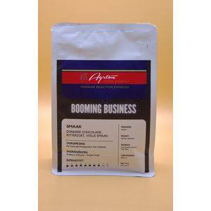 Ayrton's Booming Business Espresso - Melange Arabica & Robusta - Natuurlijk verbouwd - Eerlijke prijs voor de boer - Geschikt voor koffie machine