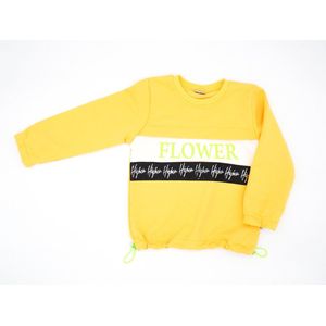 Meisje Kledingset - 2 delige set - Broekje Sweatshirt - Maat 80 86 92 98 104 - Geel Roze Rood Meid Meisje