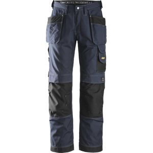 Snickers 3213 Werkbroek met Holsterzakken, Rip-Stop - Donker Blauw/Zwart - 154