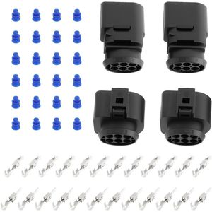 Reparatie Connector 1J0973733 1J0973833 Set van 2 - Compatibel met VW Sensor Control Unit - Motor Kabelboom