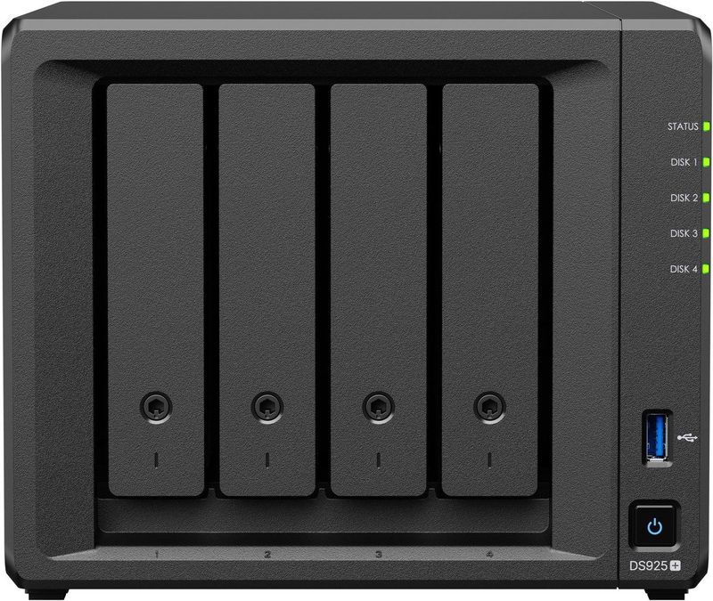 Synology DS925+ 4Bay 16TB NAS met 4x 4TB Synology Plus HDD