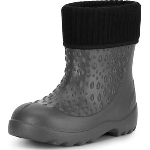 Ladeheid Kinder Regenlaarzen - Thermo Rubberlaarzen Vederlicht - EVA - LA-DW-KidsWinter - Grafiet 9490 - 24/25