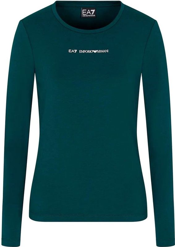 EA7 Emporio Armani - Train Logo Series - T-shirt - Met Lange Mouwen