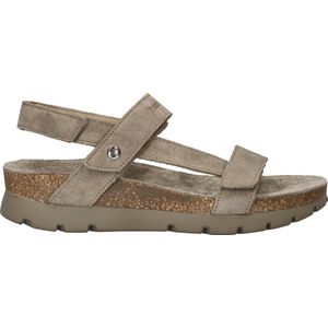 Panama Jack Selma Suede dames sandaal - Taupe - Maat 42