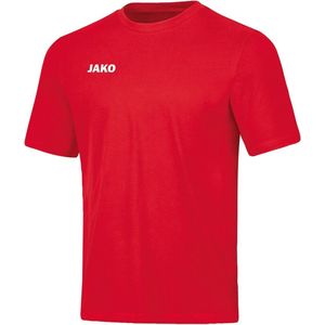 Jako Base T-Shirt Kinderen - Rood | Maat: 116