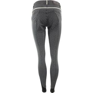 BR Rijbroek Mette Jeans Siliconen Zitvlak Grey Denim - 34