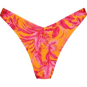 Hunkemöller Dames Badmode Hoog uitgesneden bikinibroekje Tulum - Roze - maat XS