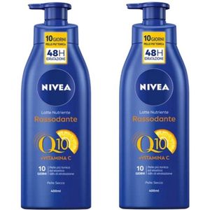 NIVEA Q10 Verstevigende Bodymilk met Pomp -  Voordeelverpakking 2 x 400 ml