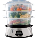 Russell Hobbs 23560-56 MaxiCook 3 Tier Digital Steamer - Stoomkoker - Zilver