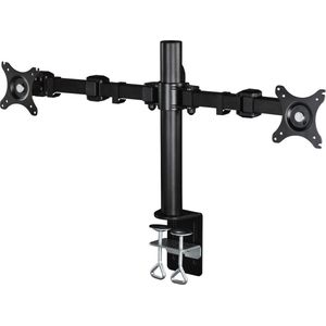 Hama Monitorarm FULLMOTION, voor 2 beeldschermen, 66 cm (26""), elk 2 armen,zwart