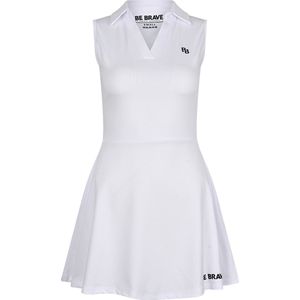 BB - Tennisjurk – Collardress – M – Wit – Inclusief short en zakken