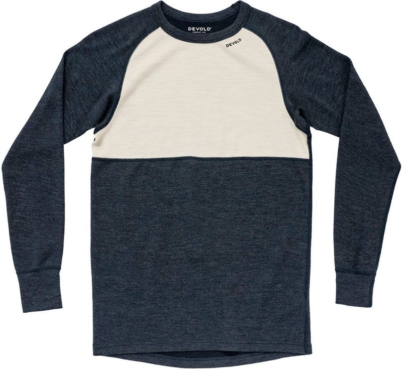 Devold - Expedition - Merino Silk T-shirt - Blauw - Lange Mouwen