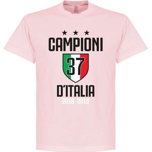 Campioni D'Italia 37 T-Shirt - Roze - L