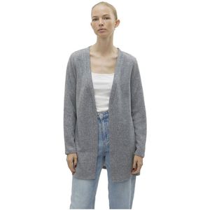 VERO MODA VMBLIS LS Long Cardigan JRS Boo, lichtgrijs gem., M