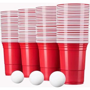 Red Cups - 25 stuks - 473 ml