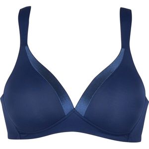 Naturana - 5119 - Soft Bh - Navy - Beugelloos - Gewatteerde Bandjes