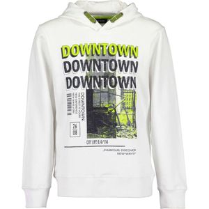 Blue Seven-Jongens sweater met capuchon-Wit