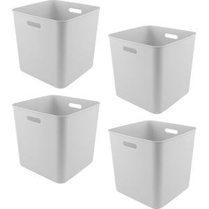 Sunware - Basic kubus box wit - Set van 4