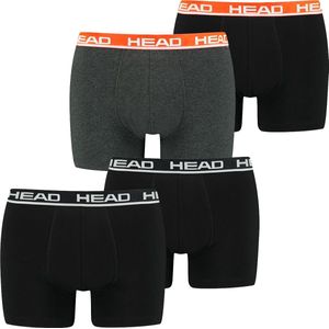 HEAD Heren Boxershorts HEAD BASIC BOXER 4er Pack 4 Pack Veelkleurig L