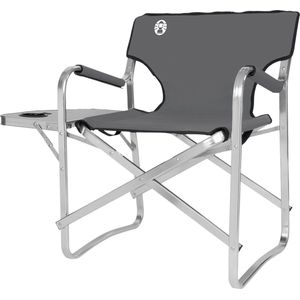 Coleman ligstoel campingstoel opvouwbar 62 x 79 x 52 cm aluminium zilver met tafel