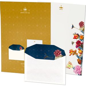Briefpapier met enveloppen: Tulpenvaas, Paleis Het Loo